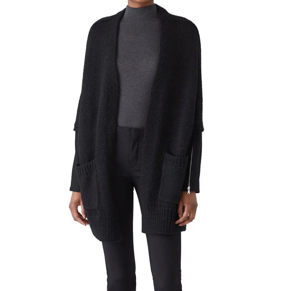 KAUFMANFRANCO Onyx black cardigan jacket XS.  AA